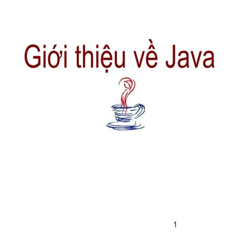 gioi thieu ve java | PPT