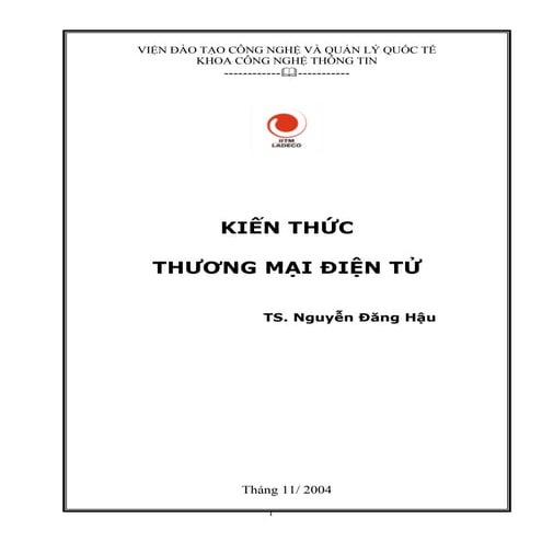 Kiến thức Thương mại điện tử