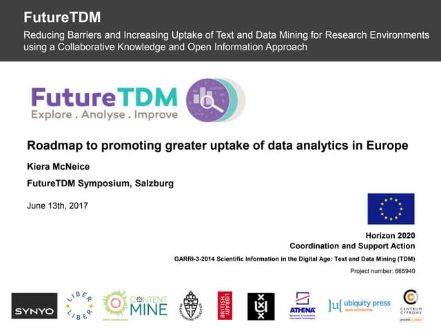 FutureTDM Roadmap