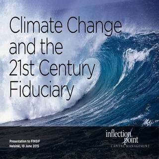 Climate Change and the 21st Century...