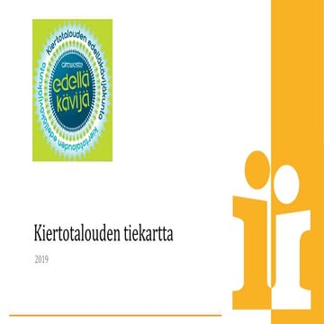 Iin kunnan kiertotalouden tiekartta