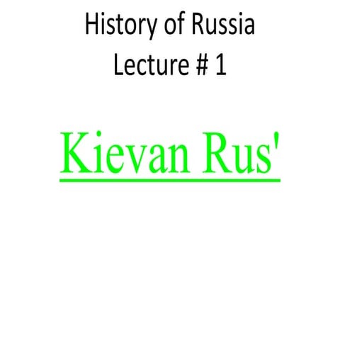 Kievian Rus  2021.ppt