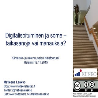Digitalisoituminen ja some
