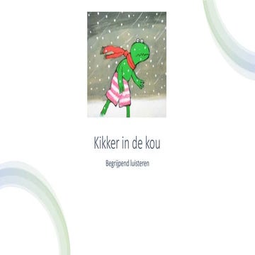 Kikker in de kou | PPT