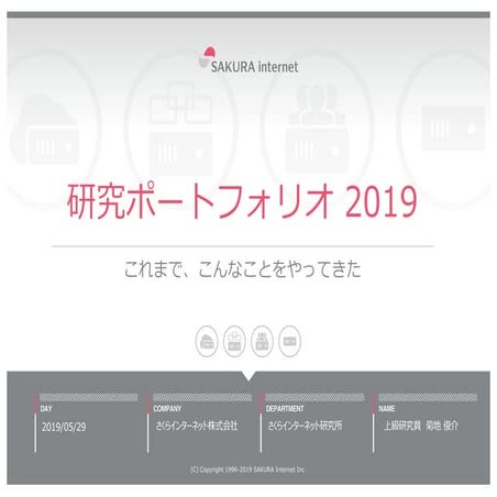 菊地の研究ポートフォリオ2019版 v1.01