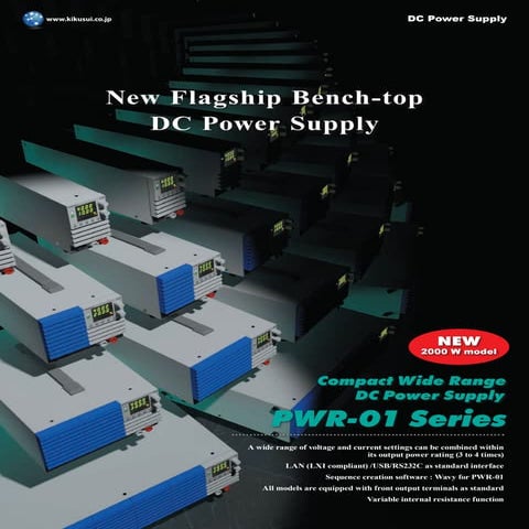 Kikusui Compact DC Power supply pwr01-denkei