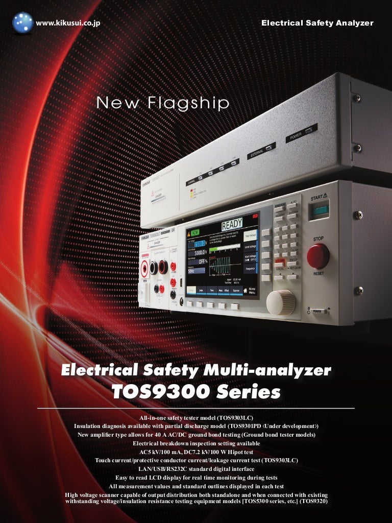 Kikusui tos9300 Electrical Safety Multianalyzer denkei