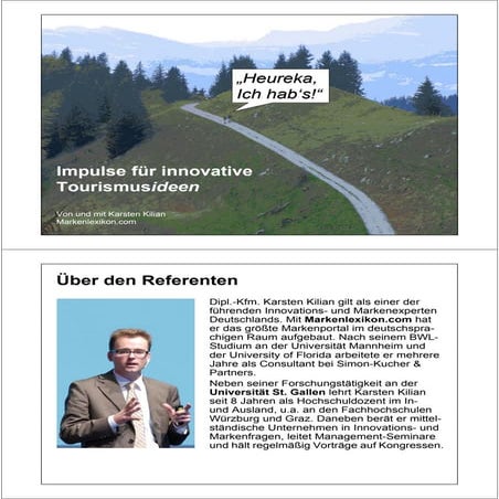 Karsten Kilian: Innovative Tourismusideen_9/2010