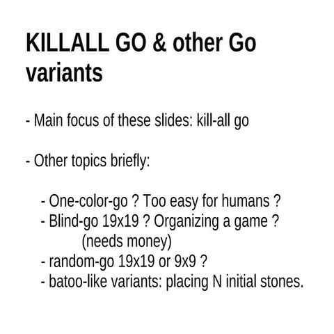 Computers and Killall-Go