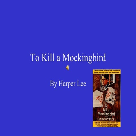 Kill A Mockingbird