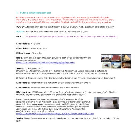 2006 yılından fikirler