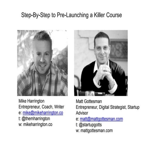 Killer Online Course Launches -  DC BKK 2014