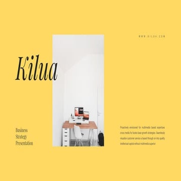 Kilua Presentation : Light Color Theme