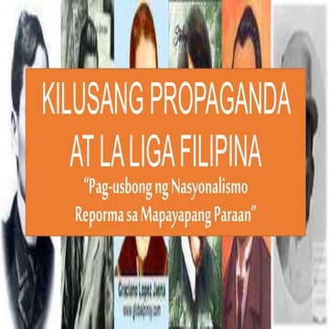 Kilusang Propaganda at La Liga Filipina