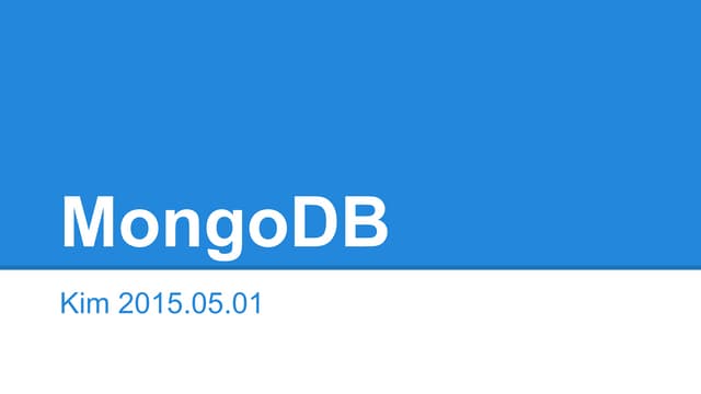 MongoDB