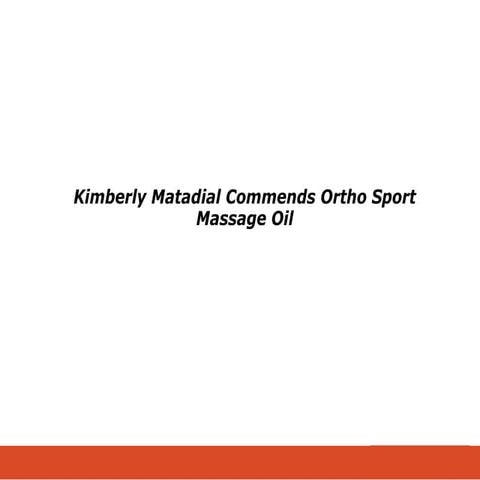 Deep tissue sports massage | PPTX