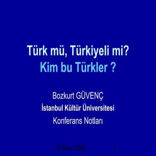Kim bu türkler
