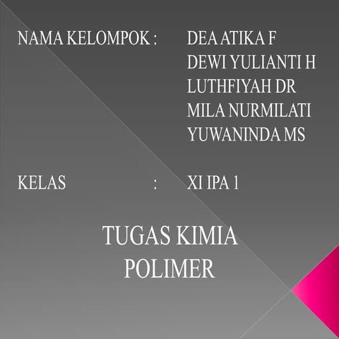 Kimia polimer 3