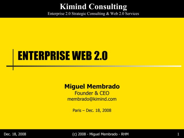 Kimind   Entreprise 2.0 Rhm   20081218