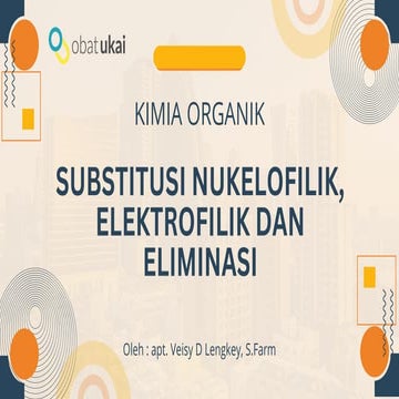 kimor substitusi dan eliminasi materi farmasi | PDF