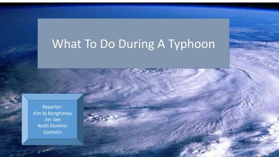 Science Dealing With Weather Disturbances Pptx