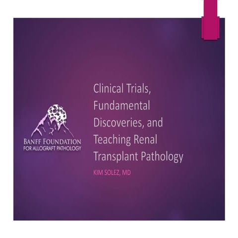 Banff classification and Banff scoring categories for kidney allograft.pptx