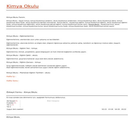 Genel Kimya | PPTX