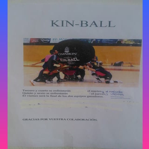 Kin ball. 6ºa | PPT