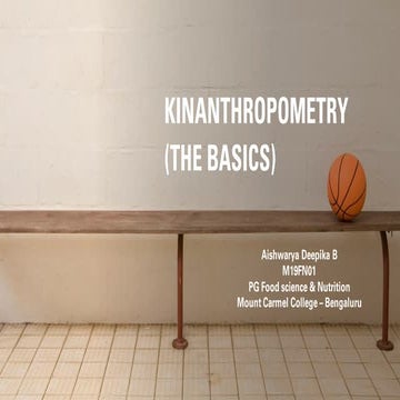 Kinanthropometry