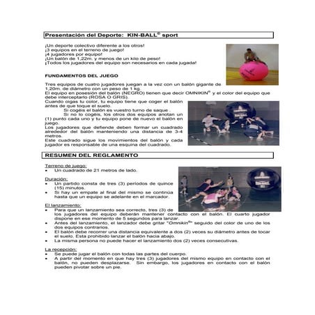 Kin ball | PDF