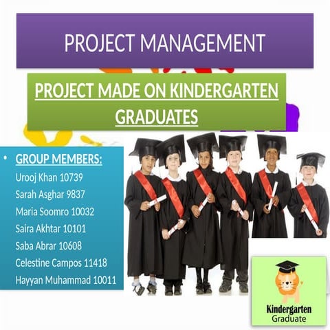 Kindagarten Graduate feasibility report.