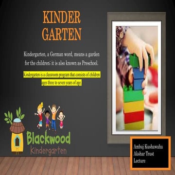 Kinder Garten 