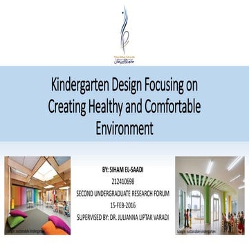 Kindergarten design focusing on creating healthy and comfortable