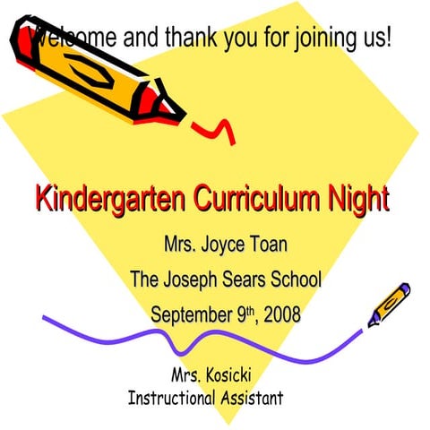 Kindergarten  Curriculum #21