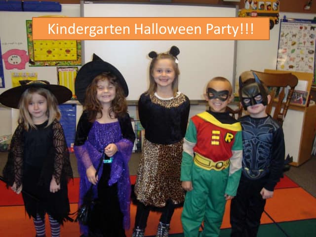 Kindergarten halloweenparty
