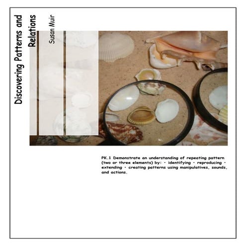 Kindergarten lesson on patterning