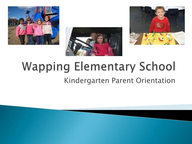 Kindergarten parent orientation