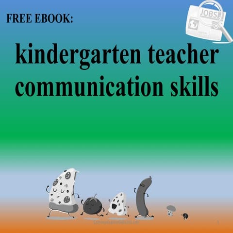 Kindergarten teacher communication skills pdf free download