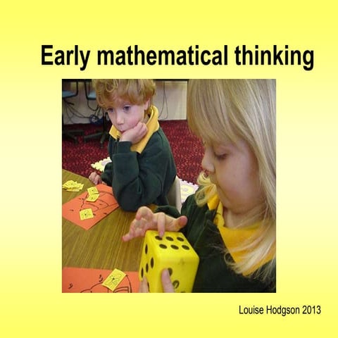 Mathematical thinking ~ Kinder network