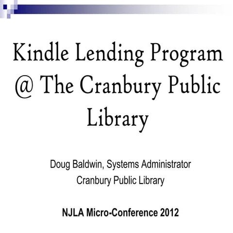 Kindle lending program