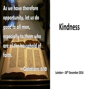 Kindness