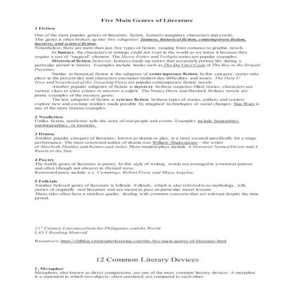 Kinds of electronic literature