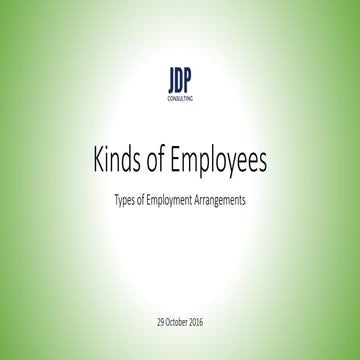 Kinds of Employees