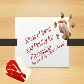Kinds of meat