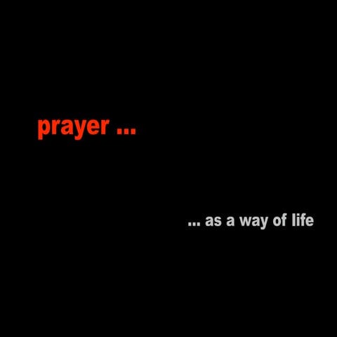 kinds of prayer