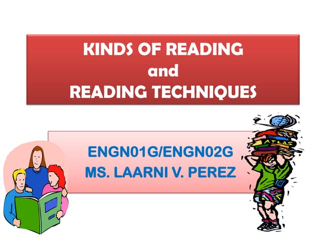 Kinds of reading