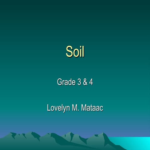 Kinds Of Soil