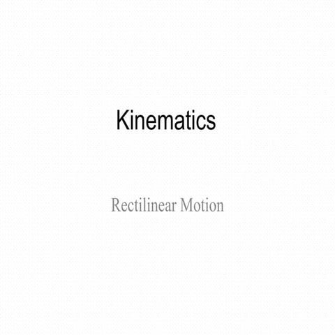 Kinematics(class)