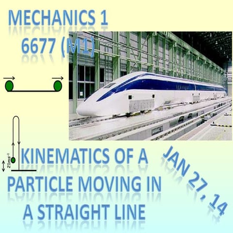 Kinematics jan 27