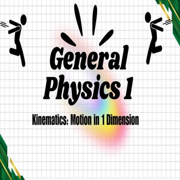 Kinematics Motion in a One  Dimension.pdf